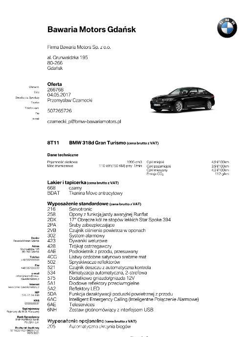 BMW Seria 3 [150KM ] 18d Automat, LED, Nawigacja Business ( RATA 1262 zł ) 11